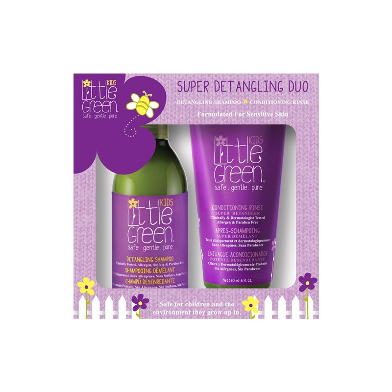 Rinkinys plaukų priežiūrai vaikams Kids Super Detangling Duo Rinkinys plaukų priežiūrai vaikams Kids Super Detangling Duo