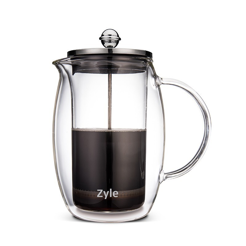 Kavinukas su nuspaudimu Zyle 600 ml Kavinukas su nuspaudimu Zyle 600 ml