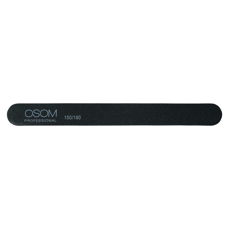 Dildė nagams Osom Straight Shape juoda 150/180 1 vnt Dildė nagams Osom Straight Shape juoda 150/180 1 vnt
