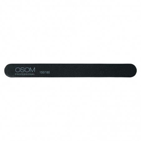 Dildė nagams Osom Straight Shape juoda 150/180 1 vnt