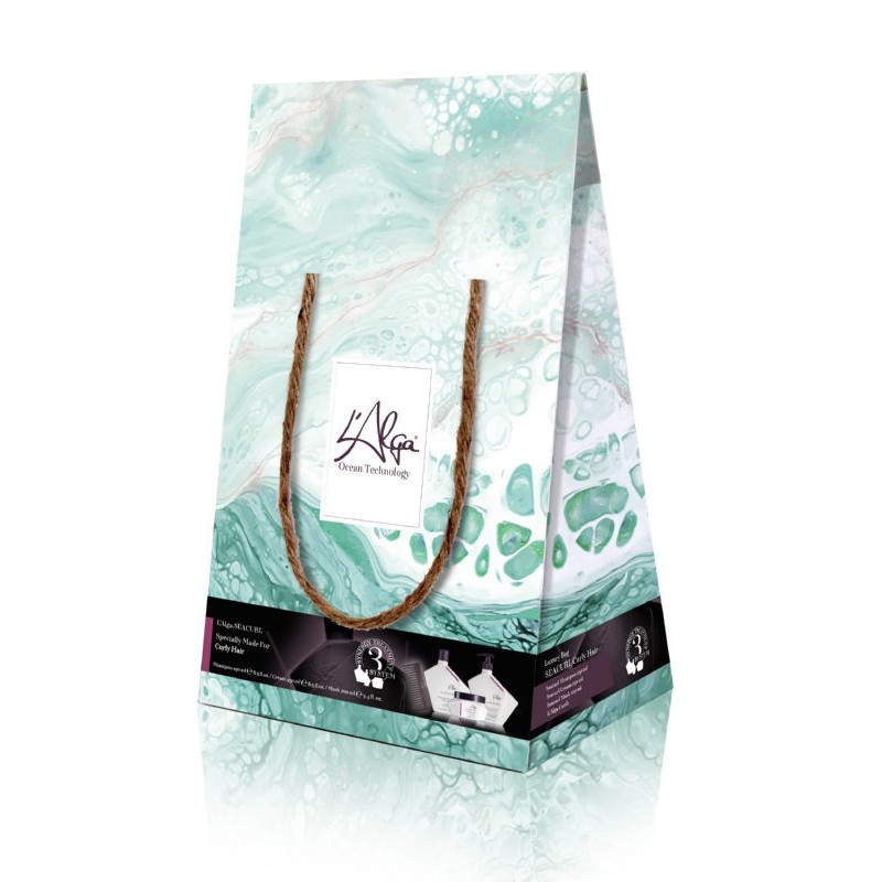 Plaukų priežiūros rinkinys L'Alga Seacurl Luxury Bag Plaukų priežiūros rinkinys L'Alga Seacurl Luxury Bag