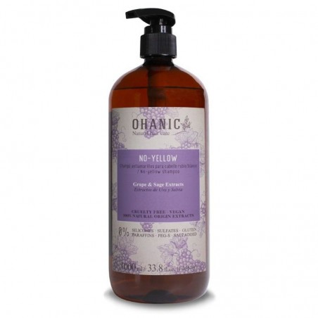 Geltonumą neutralizuojantis šampūnas Ohanic No-Yellow 1000ml