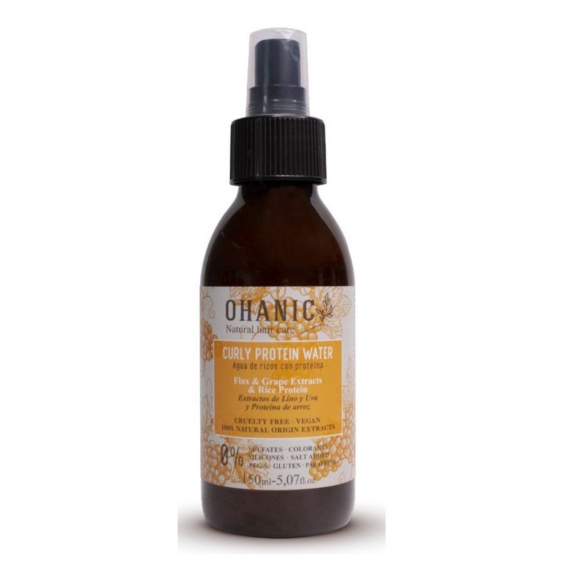 Priemonė garbanotiems plaukams Ohanic Protein Water 150 ml Priemonė garbanotiems plaukams Ohanic Protein Water 150 ml