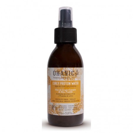 Priemonė garbanotiems plaukams Ohanic Protein Water 150 ml