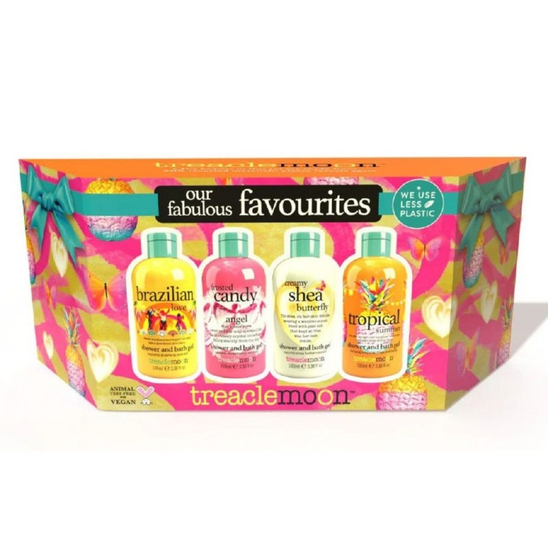 Dušo želė rinkinys Treaclemoon Our Fabulous Favourites 4 vnt Dušo želė rinkinys Treaclemoon Our Fabulous Favourites 4 vnt