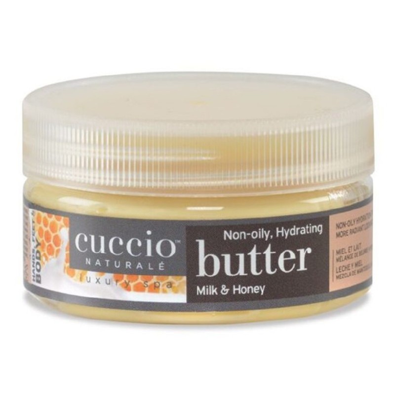 Rankų pėdų ir kūno sviestas Milk & Honey Cuccio 42 g Rankų pėdų ir kūno sviestas Milk & Honey Cuccio 42 g