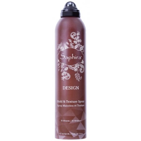 Lakas plaukams Saphira Design Mineral Hold & Texture 221 ml