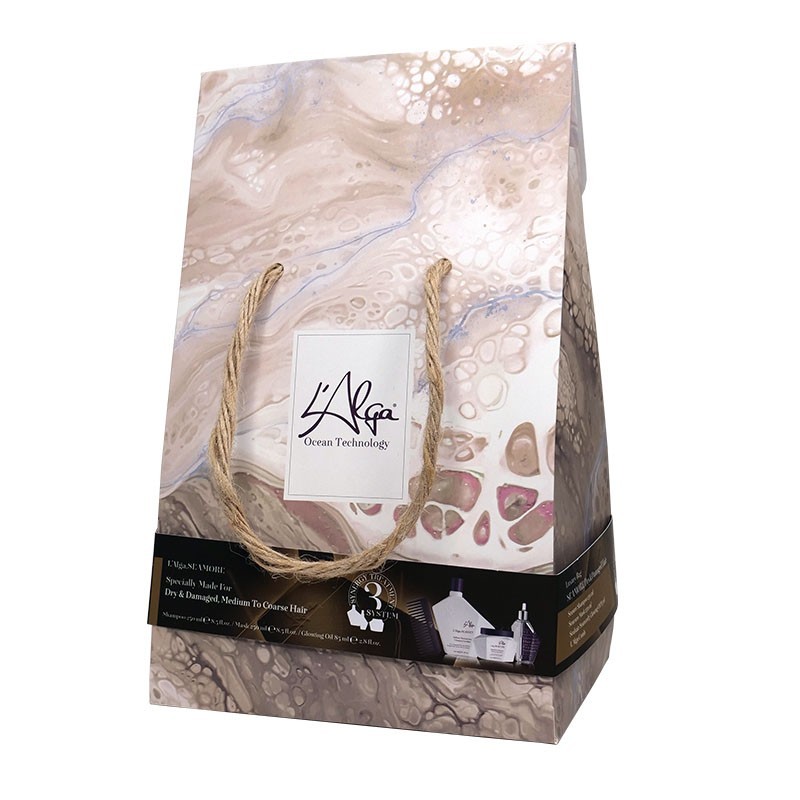 Plaukų priemonių rinkinys L'Alga Luxury Bag Seamore Plaukų priemonių rinkinys L'Alga Luxury Bag Seamore