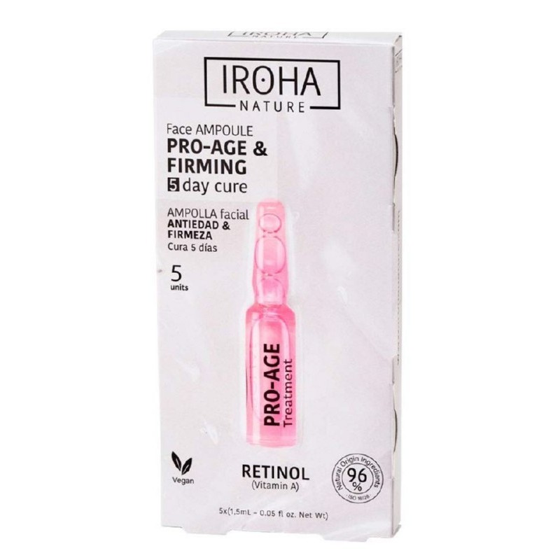 Atkuriančios veido odą ampulės Iroha Retinol Pro-Age 5x1,5 ml Atkuriančios veido odą ampulės Iroha Retinol Pro-Age 5x1,5 ml