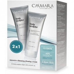 Stangrinamasis kūno kremas Casmara Body Sculptor Cream 2x200 ml