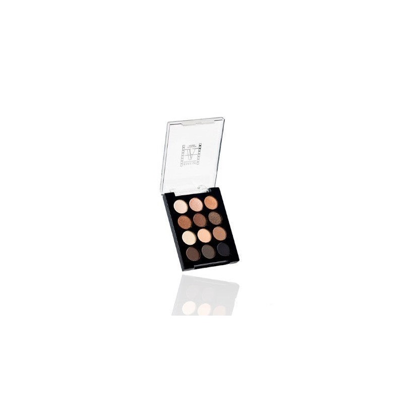 Make-Up Atelier 12 žemės spalvų akių šešėlių paletė 12g Make-Up Atelier 12 žemės spalvų akių šešėlių paletė 12g